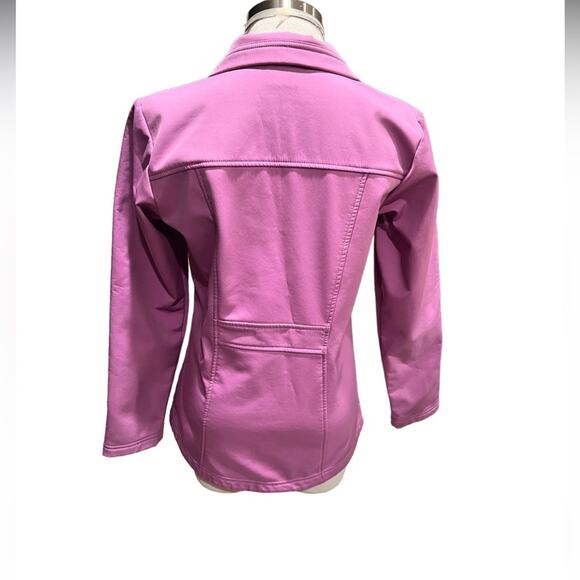 COLUMBIA WATER AND WIND RESISTANT JACKET LILAC SIZE S - Picture 4 of 7